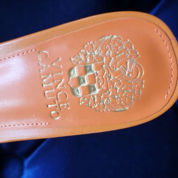 VINCE CAMUTO woven mules in orange - Picture 13 of 14